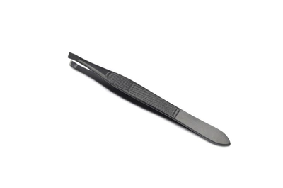 Пинцет для бровей Beauty LUXURY P-10 скошенный черный (4820125713205)