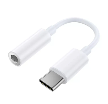 Переходник с Type-C на аудио 3.5 mm для Iphone16, 16 Pro, 16 Pro Max, 16 Plus / Белый