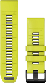 Pasek Garmin QuickFit Silicone Band 26mm Yellow/Graphite (010-13393-08)