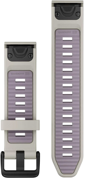 Pasek Garmin QuickFit Silicone Band 20mm Fog Gray/Lavender (010-13391-03)