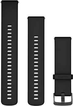 Pasek Garmin Quick Release Silicone Band 22mm Black (010-13256-21)