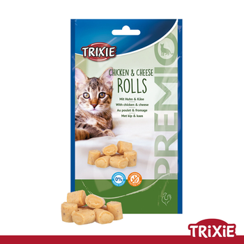 PREMIO Trixie 42764 лакомство для кошек "Chicken and Cheese Roll"(курица/творог), 50гр (TX-42764) 4011905427645