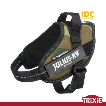Шлейка тренировочная для щенков Trixie 14824 "Julius-K9® IDC", XS/Mini-Mini: 40-53см/22мм, камуфляж (TX-14824) 5999053642815