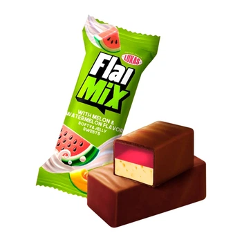 Конфеты Лукас Flaimix со вкусом дыни и арбуза 3 кг (4823054614544)