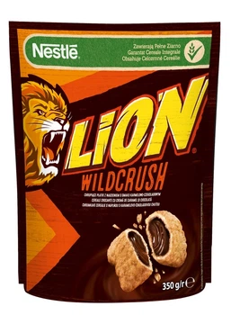Готовый сухой завтрак Lion Wild Crush подушечки с карамелью 350 г