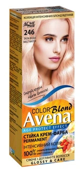 Стійка крем-фарба для волосся Avena Blond Color №246 Тала вода 133 мл (4823115502452)