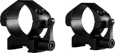 Кільця швидкознімні Hawke Precision Steel. d - 30 мм. Medium. Weaver/Picatinny