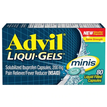 Жарознижувальний та знеболюючий засіб Advil liqui gel MINIS 200 мг капс № 80