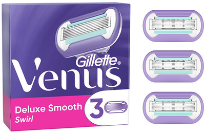 Zestaw wkładów do maszynek Gillette Venus Swirl Smooth 3 szt (8001090596666)