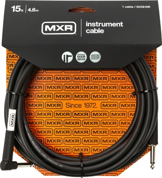 Кабель інструментальний MXR Standard DCIS15R Jack 6.3 мм/Jack 6.3 мм кутовий 4.6 м (R125823)