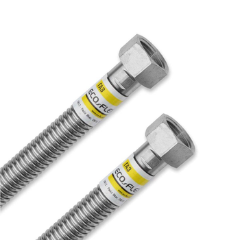 Шланг сильфонный для газа ECO-FLEX 50 см гибкий из нержавеющей стали 1/2'' ВВ G1FF050