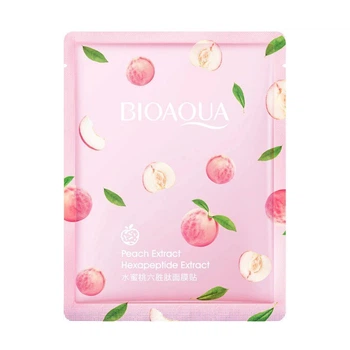 Тканинна маска BIOAQUA Peach Extract Hexapeptide Extract