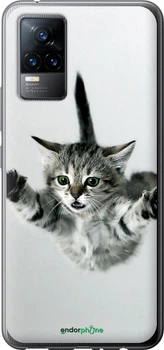 Чехол на Vivo V21E Летящий котёнок "2322u-2375-2455008788"