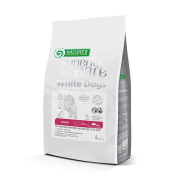 Сухой корм для юниоров всех размеров с белой рыбой Nature's Protection Superior Care White Dogs White Fish Junior All Sizes, 4 кг (NPSC47594)