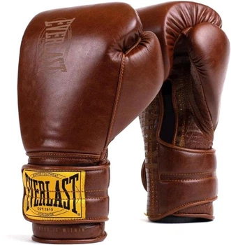 Боксерские перчатки Everlast 1910 CLASSIC TRAINING GLOVE коричневый Уни 16 унций P00002503