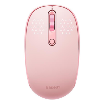 Мышь Baseus F01B Tri-Mode Wireless Mouse |2.4G/BT5.0+BT3.0, 800-1200-1600dpi, 1хАА | pink