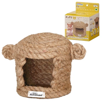 Будиночок для хом\'яка MiniAniman Hamster House джут 9х9см (24728)