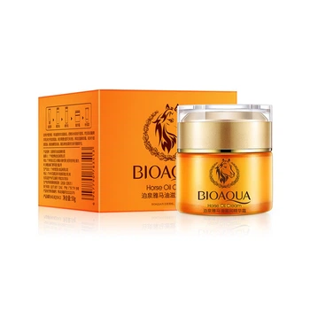 Антивозрастной крем для лица с конским маслом Bioaqua Horse Oil Cream