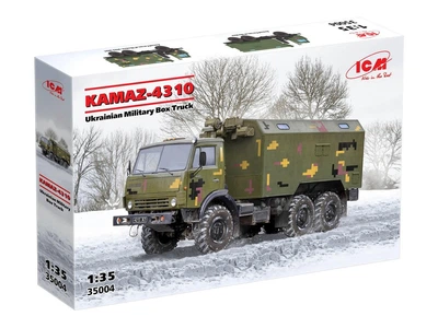 Сборная модель ICM КАМАЗ-4310 ВСУ с кунгом 35004