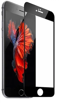 Закаленное защитное стекло на Iphone 8 Полное покрытие Черное