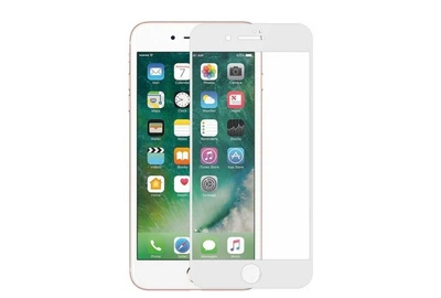 Загартоване захисне скло на Iphone 8 Plus Повне покриття Біле