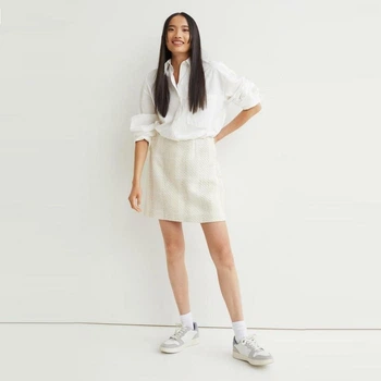 Юбка H&M XXL кремовый 1701993639