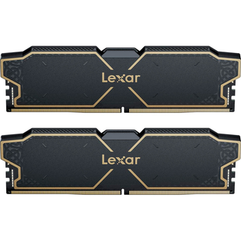 Модуль памяти для компьютера DDR5 32GB (2x16GB) 6000 MHz Thor Black Lexar (LD5U16G60C38LG-RGD)