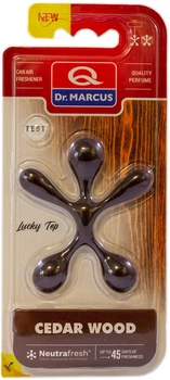 Ароматизатор Dr. Marcus Lucky Top Cedar Wood (Кедровое Дерево) подвесной; на дефлектор