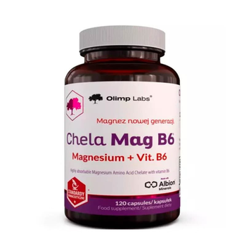 Магний и Витамин B6 OLIMP Chela-Mag B6 Jar (банка) 120 caps