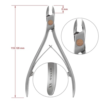 Кусачки для кожи OLTON MASTER XS полотно 5 мм премиум упаковка