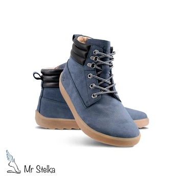 Босоногая обувь ботинки унисекс Barefoot Boots Be Lenka Nevada Neo 46р (29.9 см), тёмно-синий цвет, BE-08 №2-4