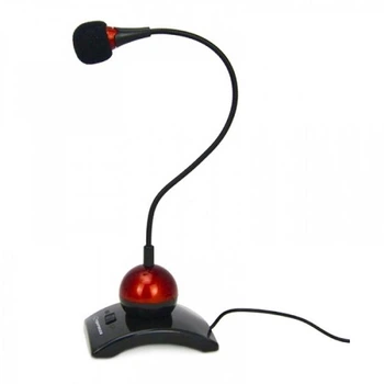 Микрофон Esperanza EH130, с регулируемой ножкой, Black/Red