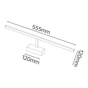 Светодиодная LED подсветка для зеркал-картин влагозащищенная (12W, 4200K, 850lm, IP45) KANARYA-12