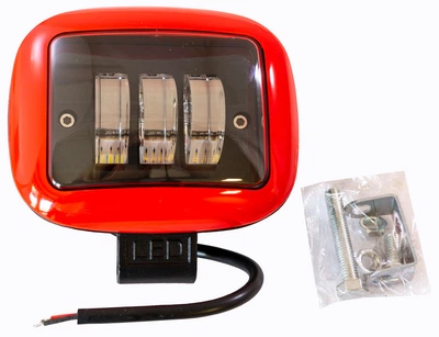 Дополнительная фара LED прямоуголь. 120 х 95 х 50 (Д х В х Ш) 30 W Optimal-L Red