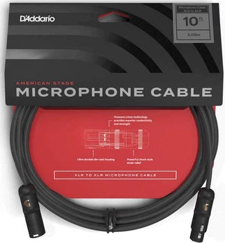 Микрофонный кабель D'Addario PW-AMSM-10 American Stage Microphone Cable (3m)