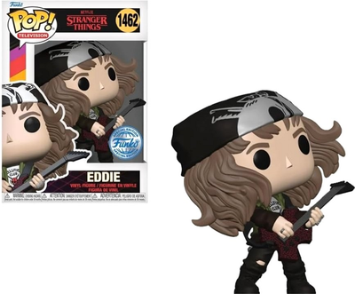 Figurka Funko Pop! Television Stranger Things Season S3 Eddie Łowca z gitarą Metallic 1462 (889698761017)