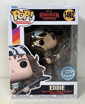 Figurka Funko Pop! Television Stranger Things Season S3 Eddie Łowca z gitarą Metallic 1462 (889698761017)