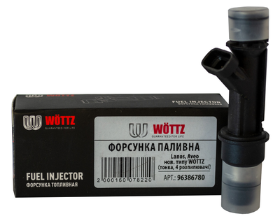 Форсунка паливна Daewoo Lanos, Aveo нов. типу WOTTZ (тонка, 4 розпилювачі)