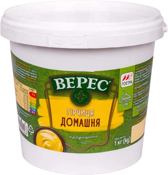 Горчица Верес Домашняя 1 кг (4823105402298)