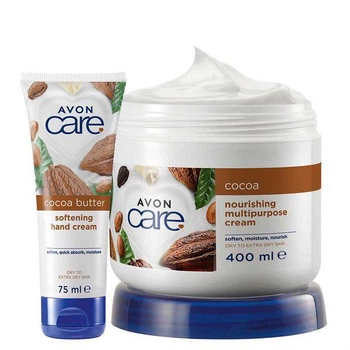 Набор кремов Avon Carе Ейвон с маслом какао (400 + 75) мл