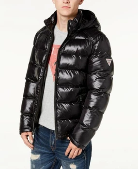Зимова куртка GUESS Hooded Puffer Coat Чорна Розмір L 41901532