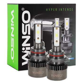 Автолампа Winso LED HВ4(9006) 12/24V 50Вт 5000Лм 6500K CSP3570 2шт 794600