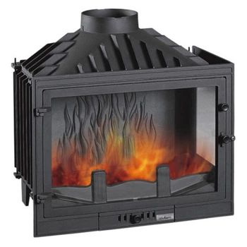 Каминная топка UNIFLAM 700 STANDARD с шибером правое боковое стекло