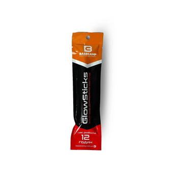 Хімічний джерело освітлення BaseCamp GlowSticks Green червоний