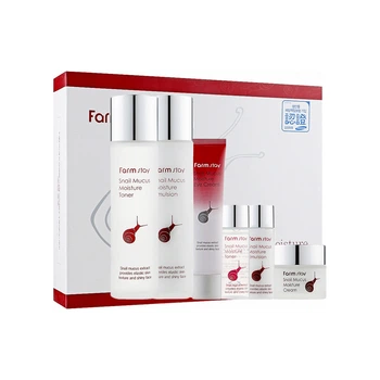 Подарочный набор с муцином улитка Farm Stay Snail Mucus Moisture Skin Care 4 Set