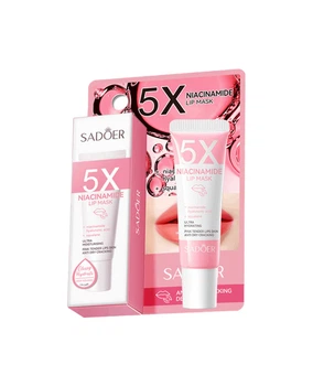 Маска для губ с ниацинамидом Sadoer 5X Niacinamide Pink And Tender Lip Mask