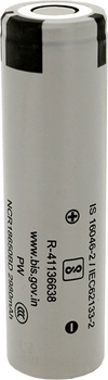 Аккумулятор Panasonic 18650 Li-Ion NCR18650BD 2980 mAh 10 A 4.2/3.6/2.5 V Gray (YT38092)