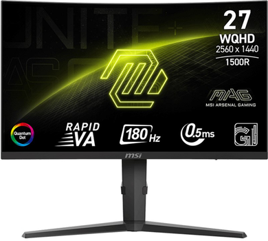 Монитор 27" MSI MAG 275CQRF QD E2