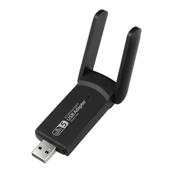 WiFi USB адаптер AC1300 для компьютеров телевизоров Т2 приставок медиа USB 3.0