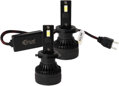 Автолампы Solar Electric LED H7 12/24 В 100 Вт 9000 лм 6500K CSP3570 2 шт (8607S2)
